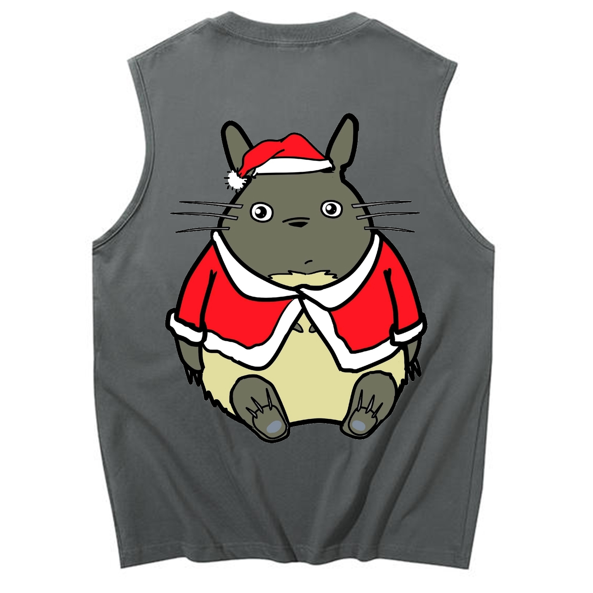 （画像用） となりのトトロ 草壁メイ 草壁サツキ My Neighbor Totoro Satsuki Kusakabe Mei Kusakabe コットン100％タンクトップ（背面プリント）